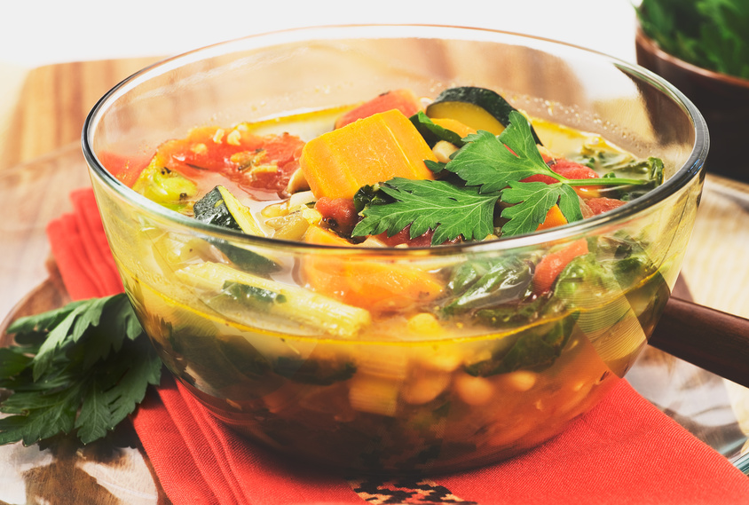 Homemade Vegetable Bean Soup מרק ירקות